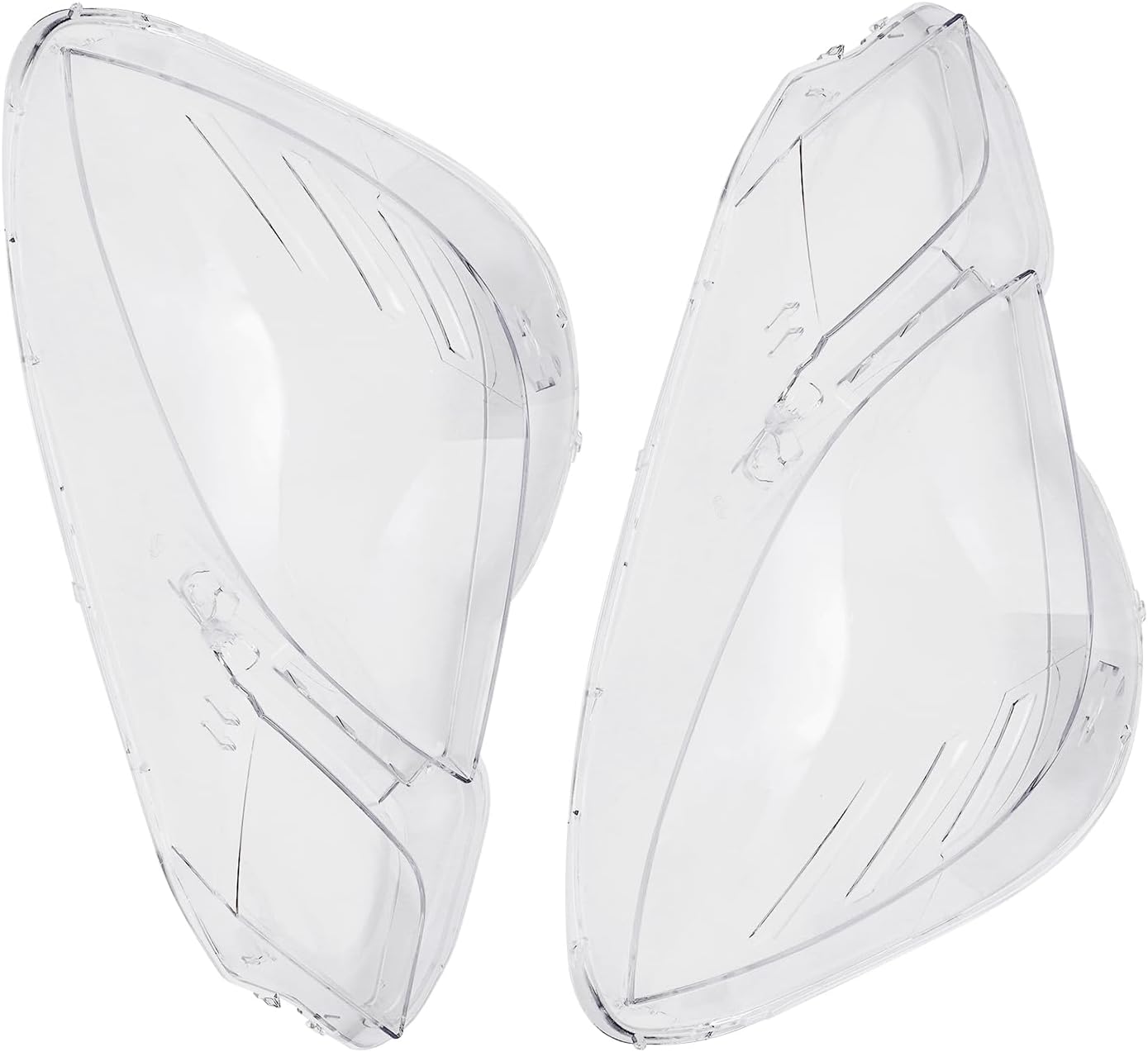 Headlight Lens Cover Compatible with Mercedes-Benz 2009-2013 W212 E350 E500 E6 Headlight Lens Cover Lampshade A2128209661, A2128209561