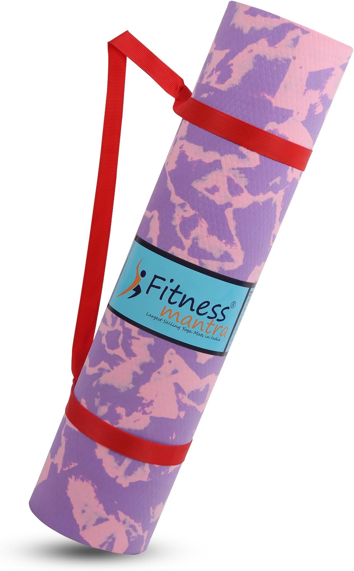 Super Soft, Anti-Slip Marble Design Yoga Mat with Carrying Strap for Men & Women (Qty.-1 Piece)