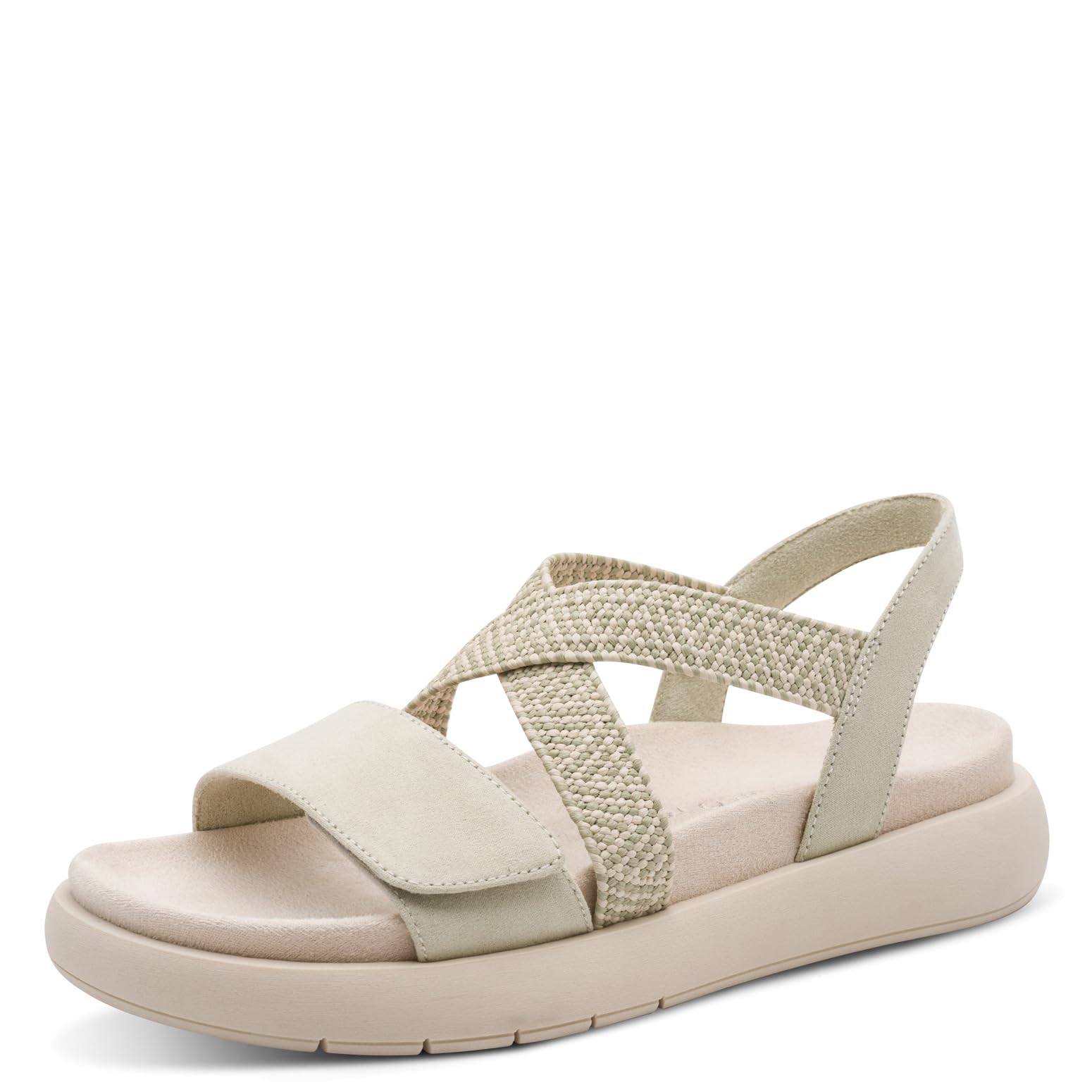 MARCO TOZZI Women Sandal soft Lining Stylish, green (MATCHA), 5.5 UK