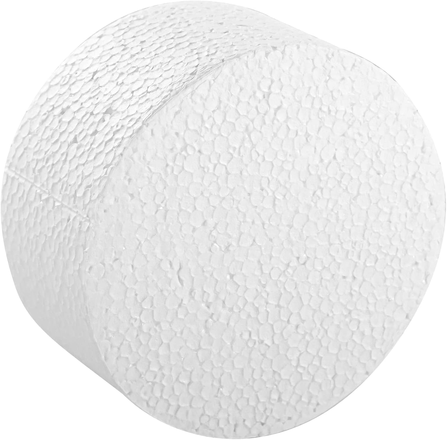 9 Pack Foam Circles for Crafts, Polystyrene Cylinders for Floral Arrangements, DIY Projects (4 x 2 in)