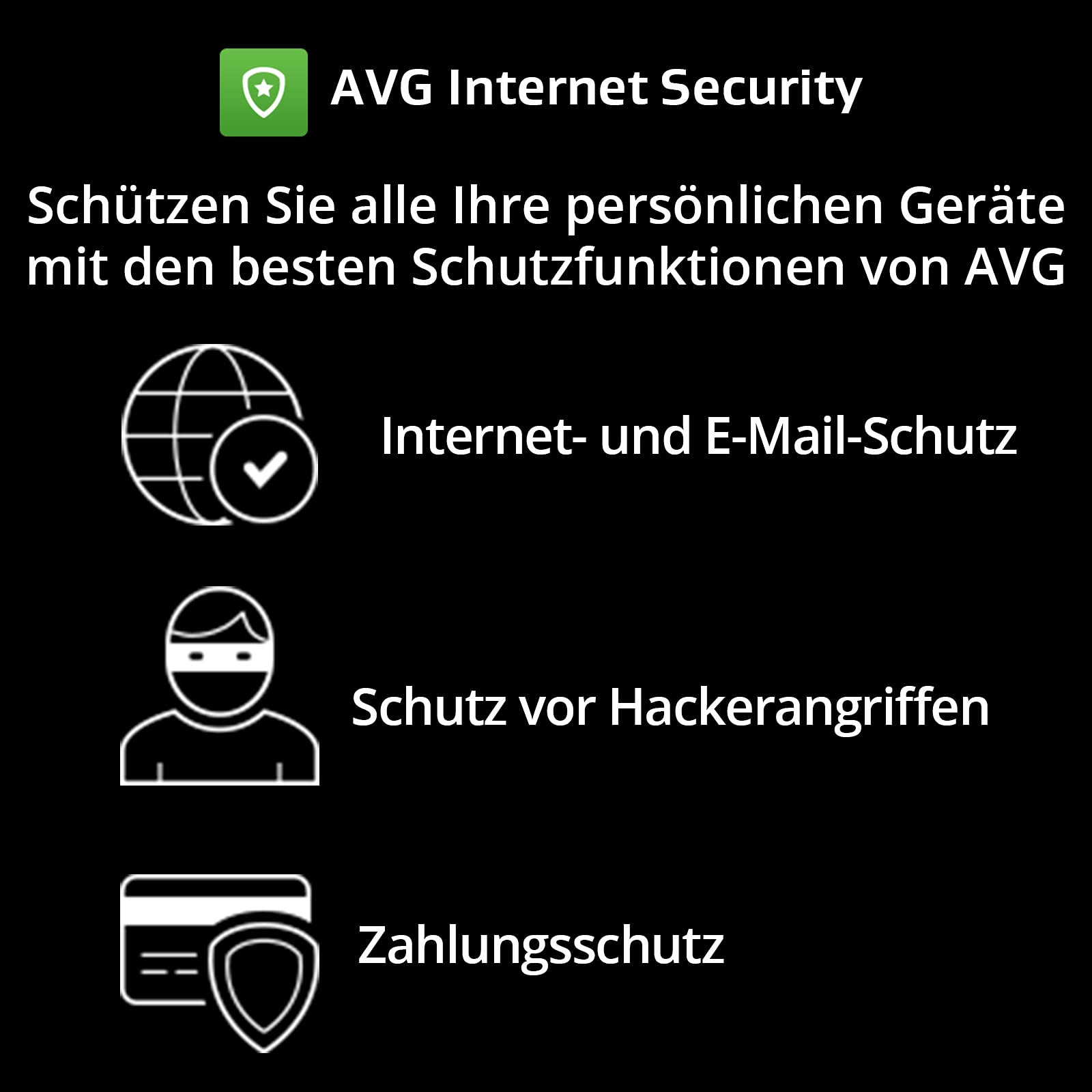 AVG Internet Security 2026 | 1 Gerät | 1 Jahr | Aktivierungscode per Email
