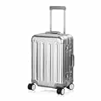 ALUMINUM FLAME SUITCASE シルバー Amazon.com | AnyZip Luggage Aluminium Frame Suitcase Hard