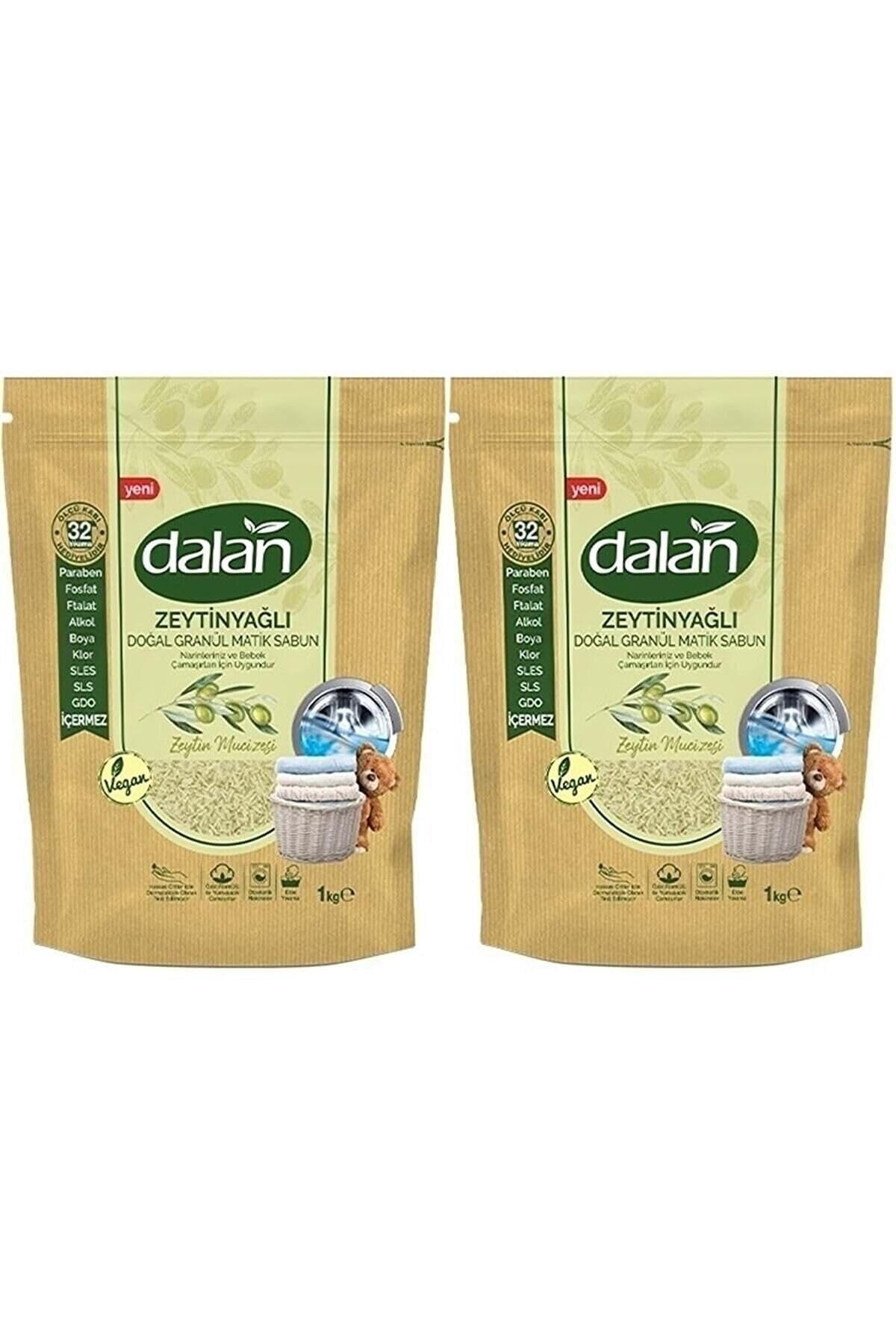 Dalan Granül Sabun Doğal Zeytinyağlı 1000 Gr X 2 Adet,1991116992360