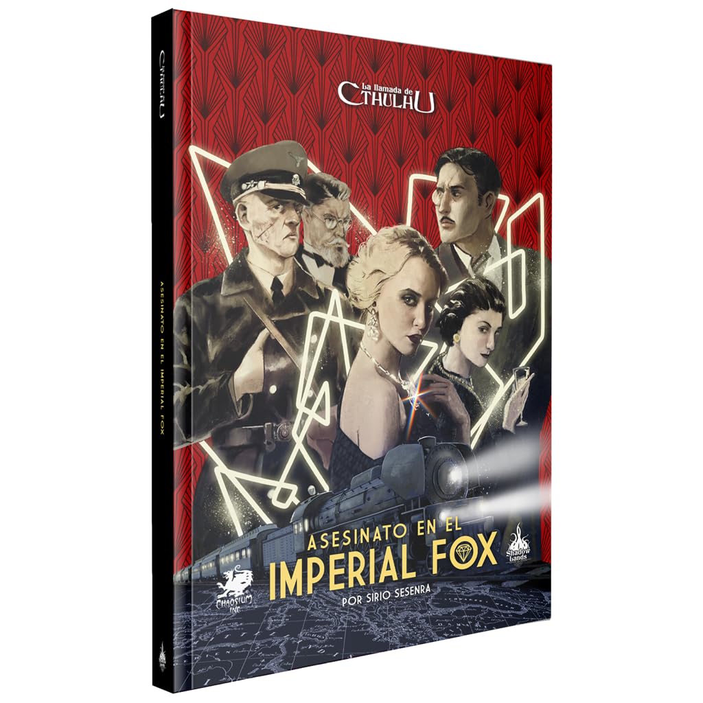Shadowlands Ediciones Murder at Imperial Fox, Role Playing Supplement, Ages 14, 4 to 6 Players, 30-120 Minutes per Game, Spanish