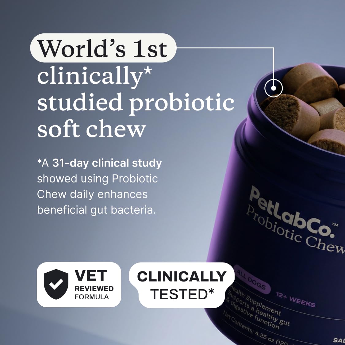 PetLab Co. Probiotic Chews for Dogs, 30 Soft Chews, Salmon — Amazon image 4