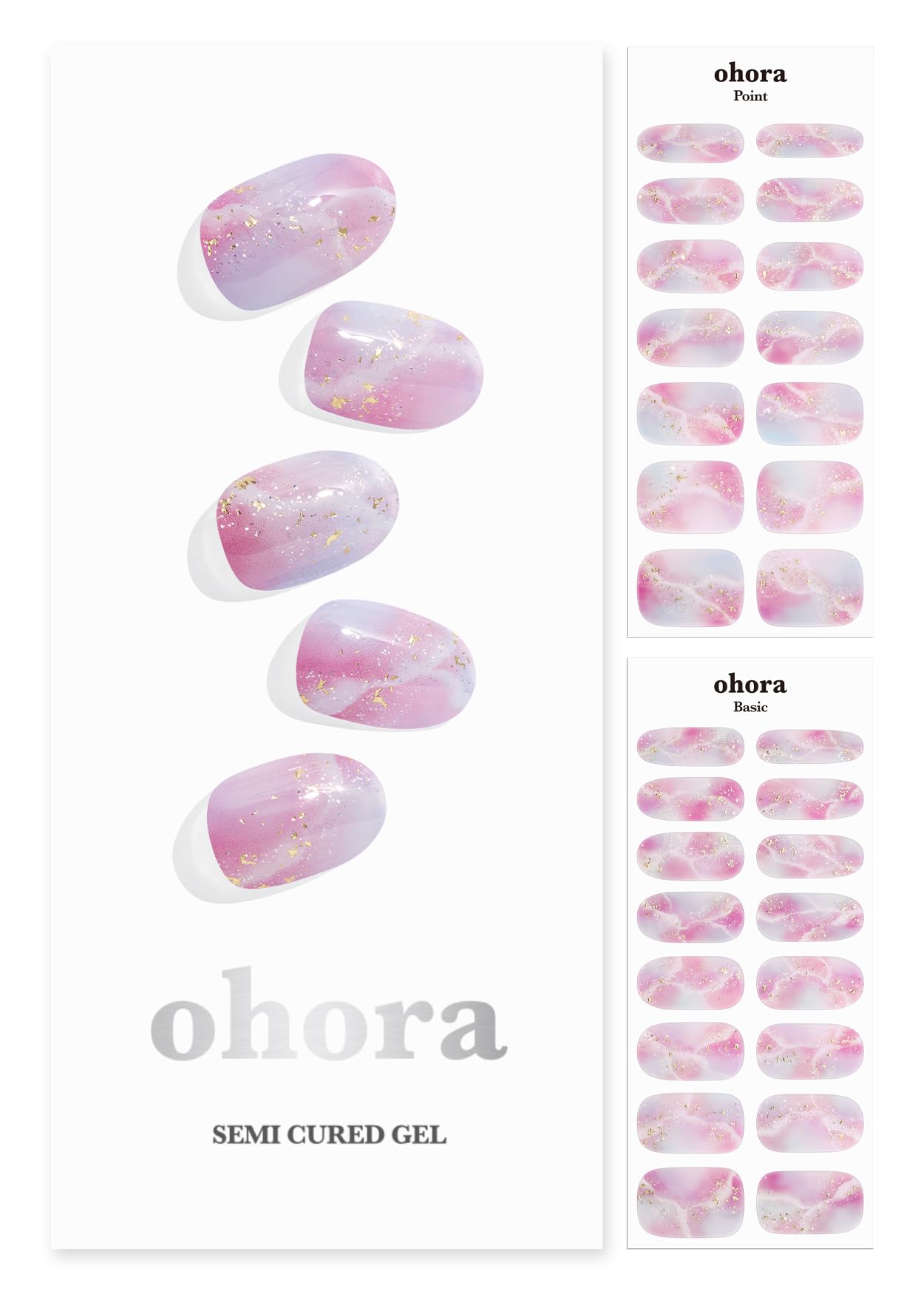 Amazon | ohora（オホーラ）ジェルネイルシール（硬化タイプ 