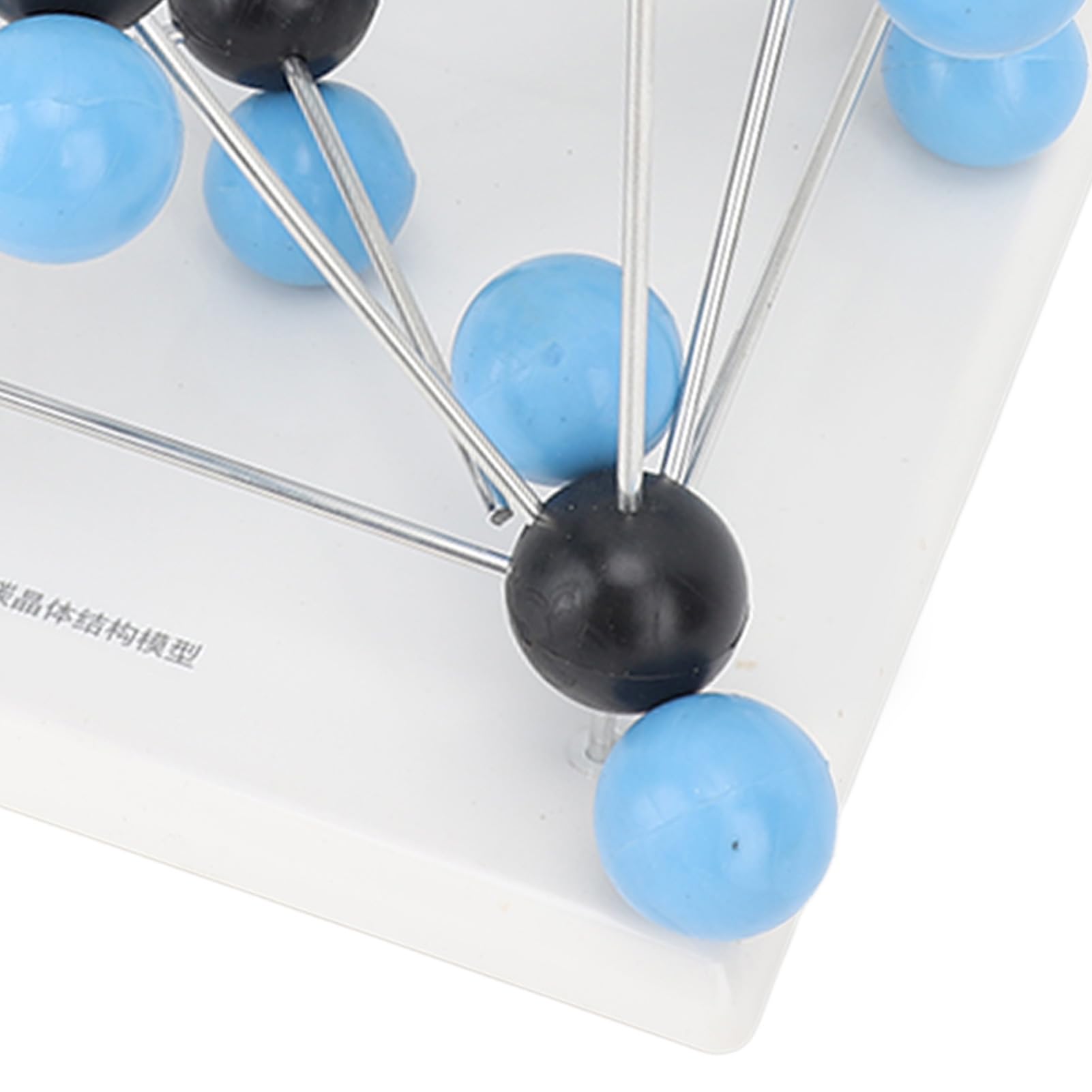 Kadimendium Zestaw Modeli Struktury Kryształów Molekularnych z 28 Błękitnymi Tlenami i 14 Atomami Czarnego Węgla do Nauki Chemii, Trwały i łatwy w Użyciu dla Studentów