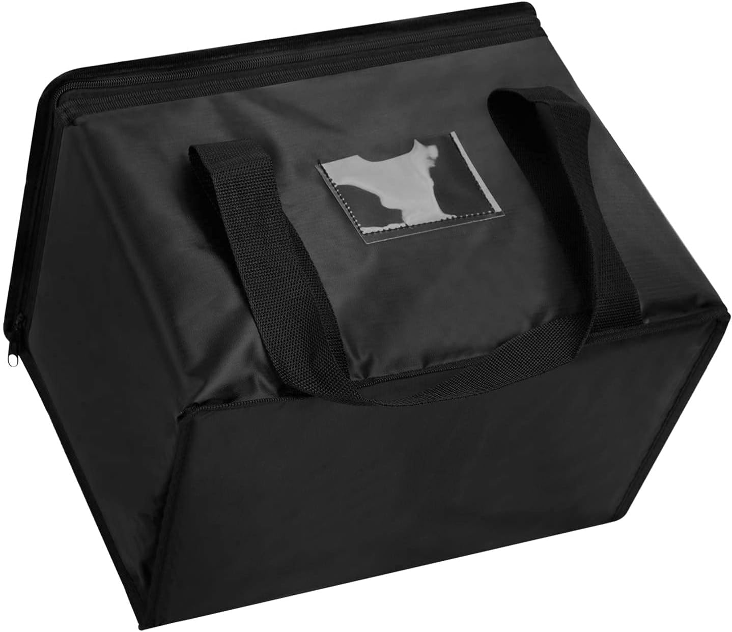 Portable Food Delivery Bag Waterproof Oxford Cloth Insulated Picnic Bag Leakproof Takeaway Supply Bag Reusable Grocery Bags Durable Cooler Bags Sturdy Zipper for Keeping Food Hot or Cold (16/28/50L) - Image 4