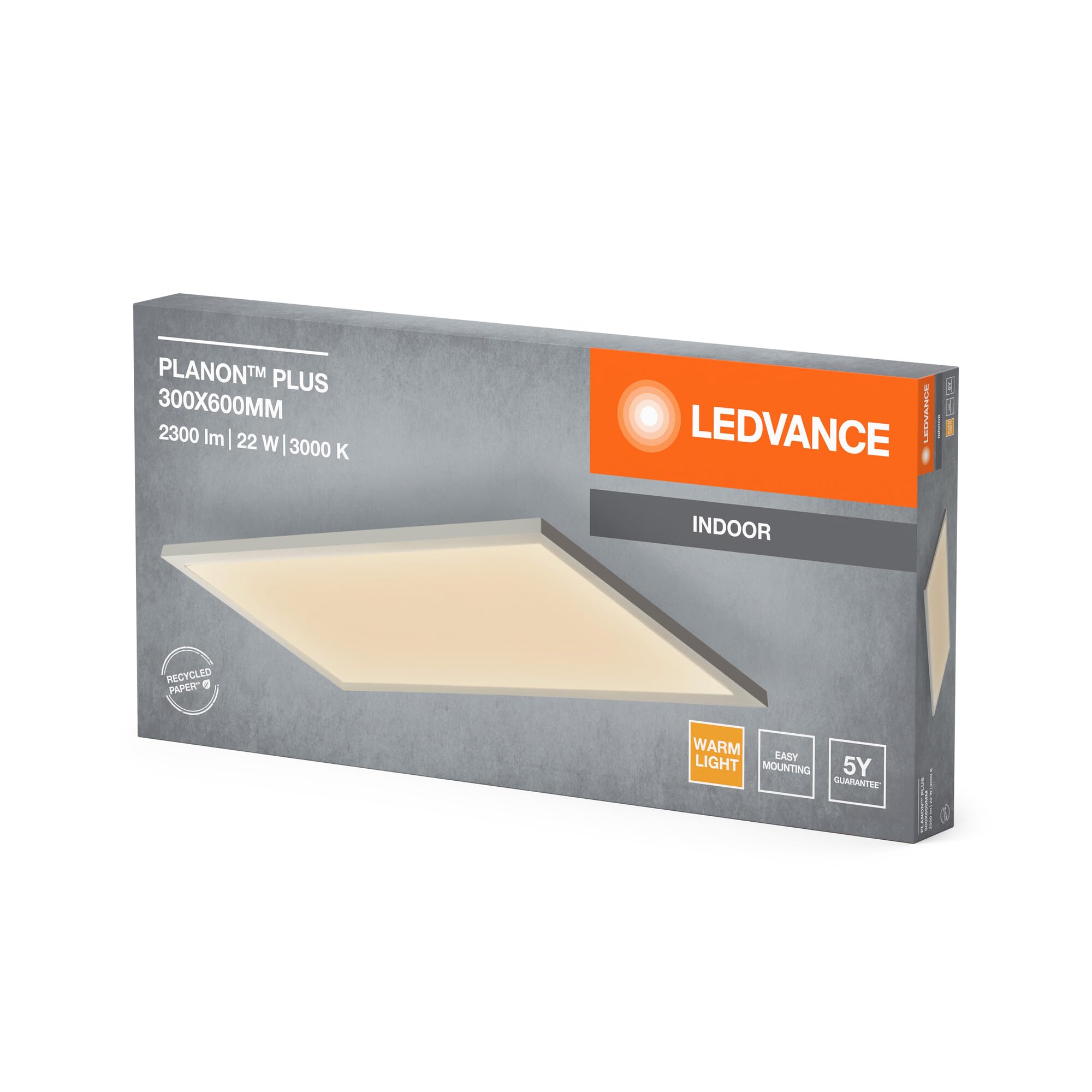 LEDVANCE Planon Plus plafoniera in bianco con tecnologia LED avanzata, 22 | , Ceiling Luminaire, dia, , confezione da 1