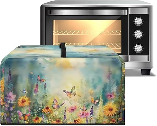 Miniatura 10 de Cubierta para horno de microondas a prueba de polvo, para encimera, freidora de aire, tostadora, horno, para decoración interior del hogar, L, 20.9