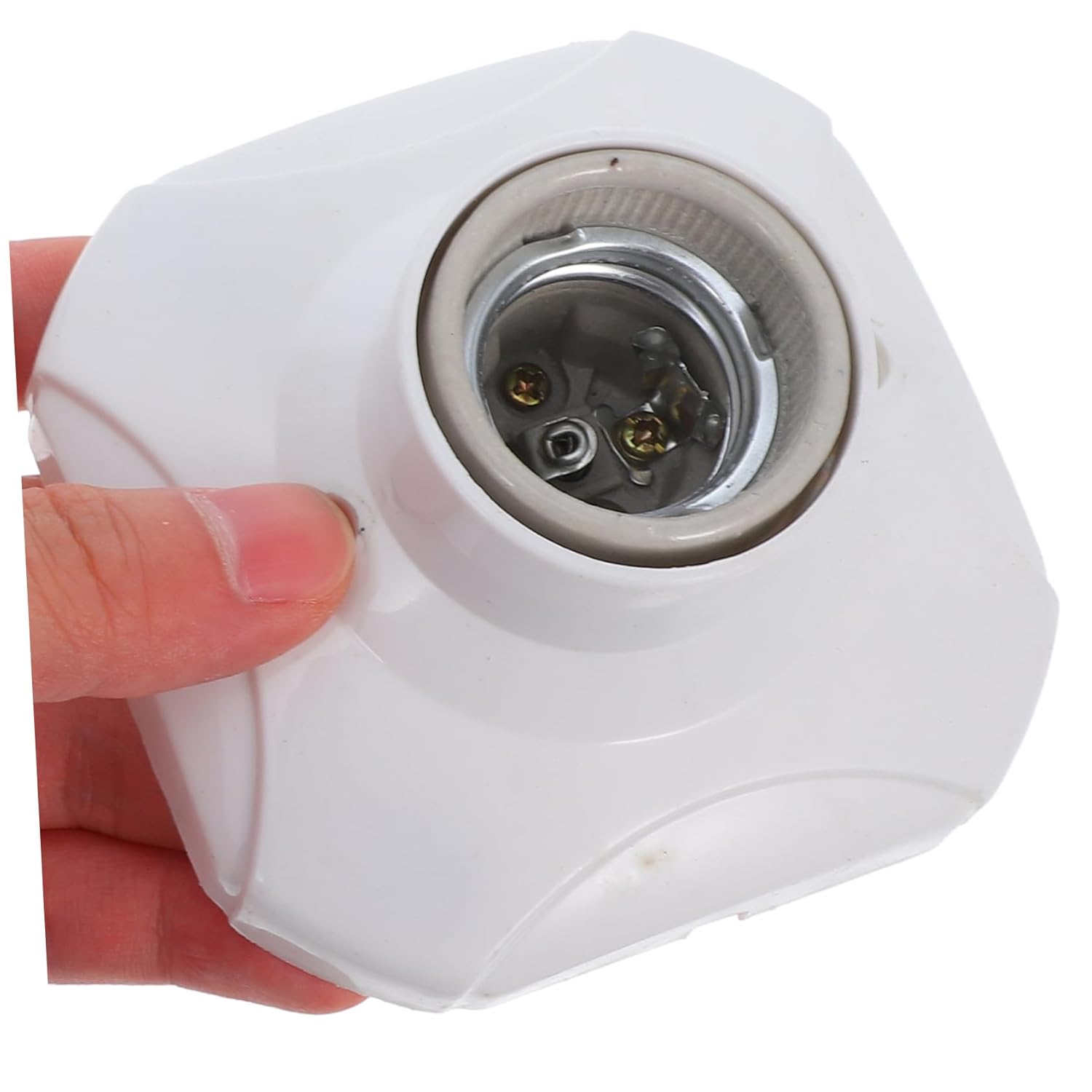 Vaguelly 20pcs Porcelain Light Socket Base Lamp Holder Replacement Lamp Socket Screw Base for Bulb Fixture DIY Parts Hardware