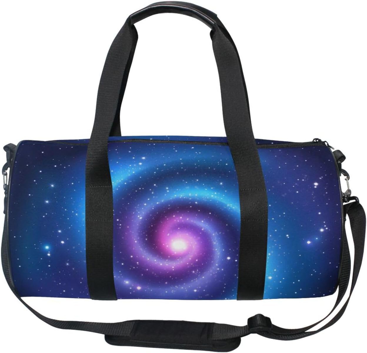 Universe Nebula Galaxy Duffel Bags Gym Bag Round Sports Bag Canvas Travel Luggage Overnight Bags for Men Women