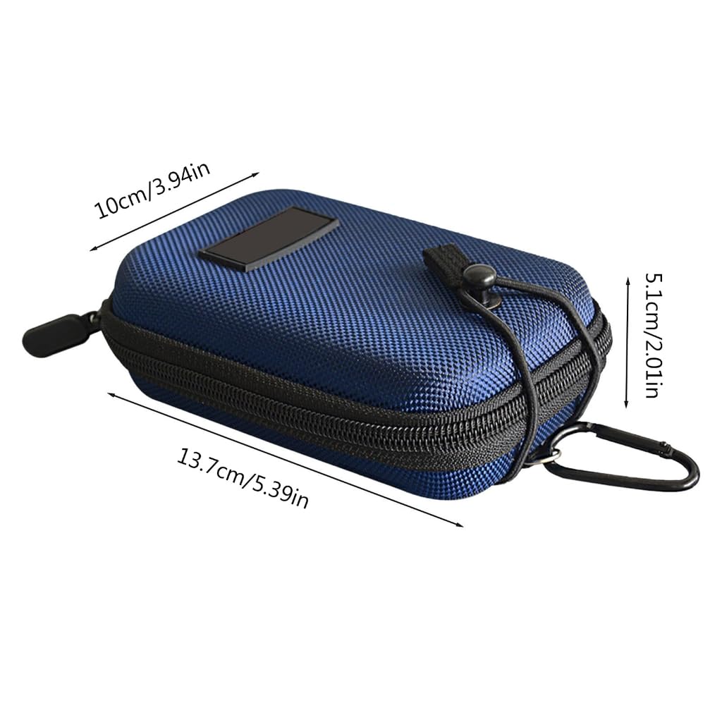 Entfernungsmesser Tasche Hartschalen Entfernungsmesser Entfernungsmesser Tragetasche mit Karabiner Gürtelclip für die meisten Marken, Normaler Stil