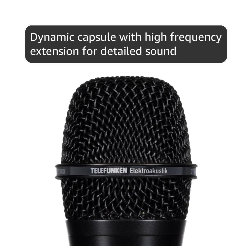 TELEFUNKEN Elektroakustik M80 Black Dynamic Microhpone