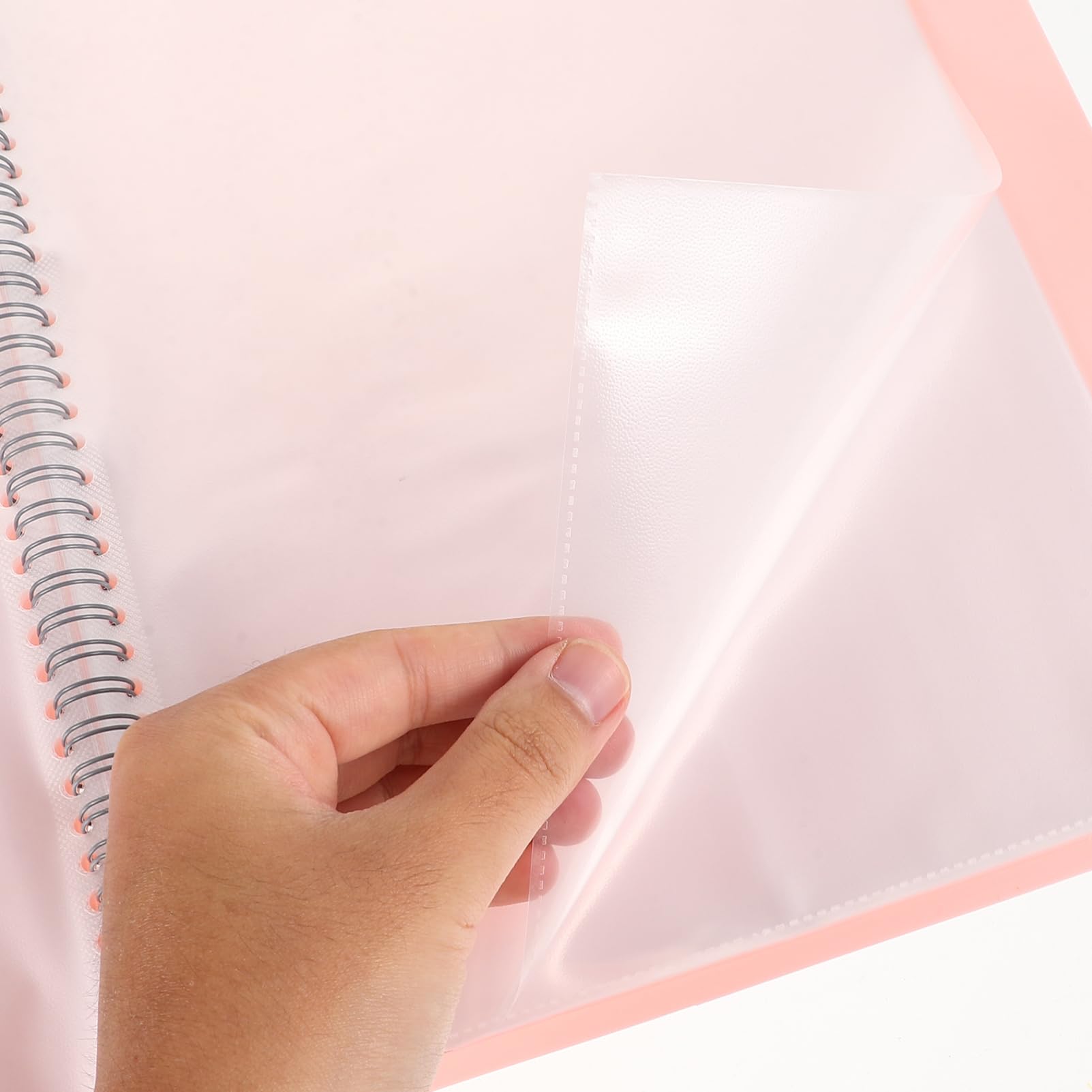 Carpeta de Partituras A4 Transparente Tapa Abatible 2 Unidades | Pp, Guarda Numerosas Hojas A4, para Estudiantes y Músicos, Uso Versátil Revistas y Partituras