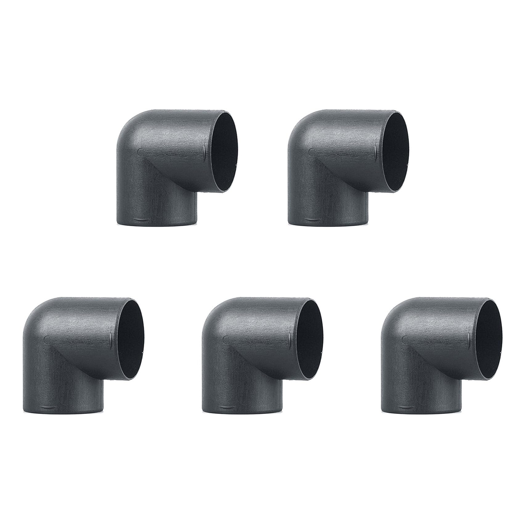 Onchdbfhuu 5pcs 75mm Car Air Heater Ducting Pipe Air Vent Outlet L Shape Elbow Bend Pipe Exhaust Connector for Eberspaecher