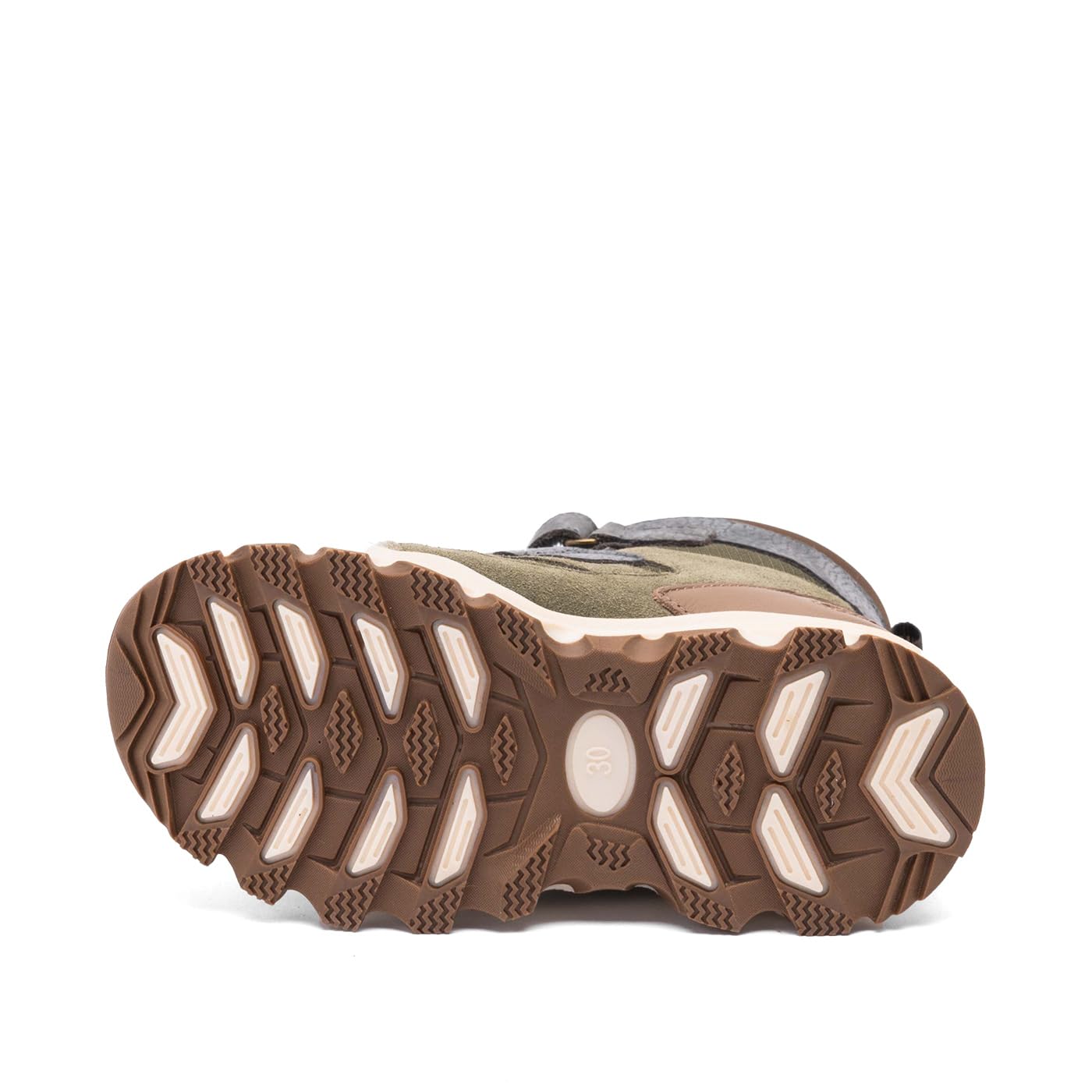 Bisgaard 64203.224 2033 Schlupfstiefel Leder & Textil Unisex in grün-kombi