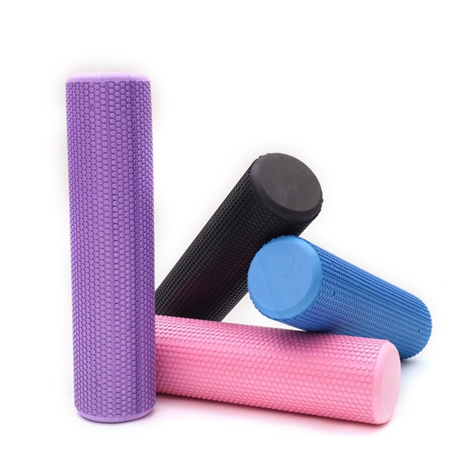 Faszienrolle Yoga Foam Roller High-Density EVA Muscle Selbstmassagegerät Gym Fitness Equipment(15x45CM Green)