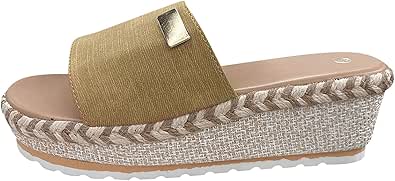 Sandales Artisanales Toscanes Pour Femme En Cuir Véritable - Made In Italy, Semelle Gomme, Plat - Élégantes Et Confortables