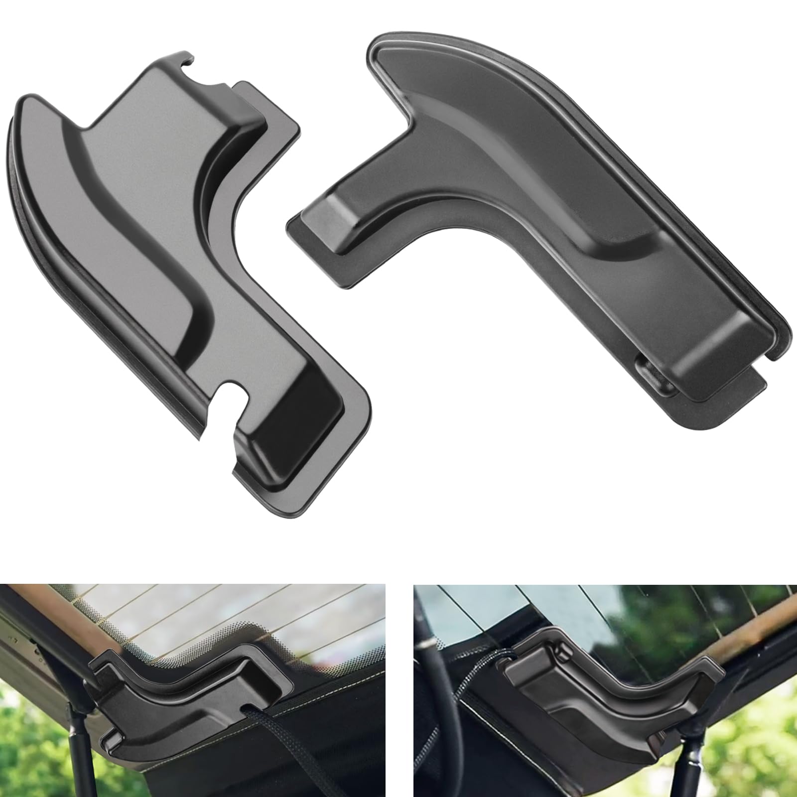 Rear Defogger Cable Cover for 2018-2024 Jeep Wrangler JL & 4xe - Conceals Rear Window Defroster Cables and Provides Extra Protection