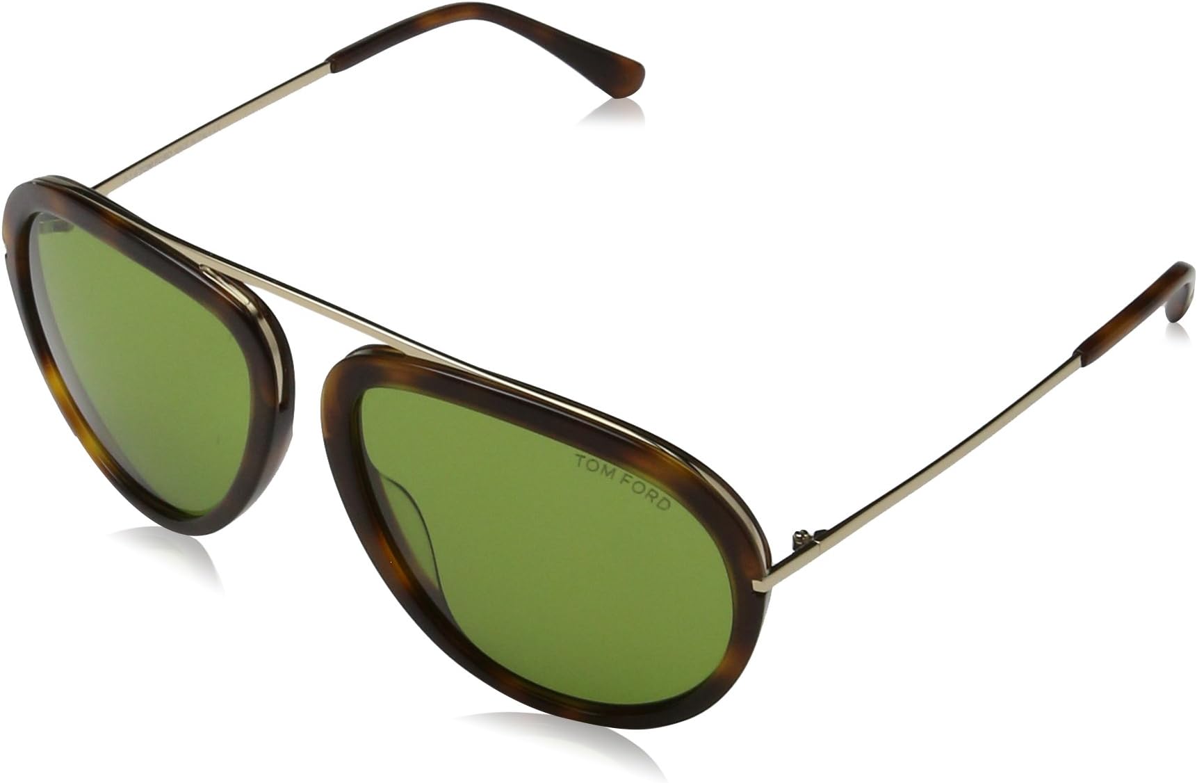 Tom Ford Sunglasses - FT0452 Stacy 56N - Havana/Green Lens (57/16/140)