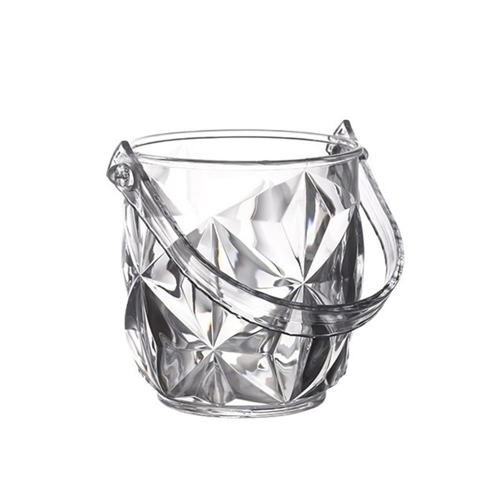 Lijiaxiuyc-101 ice bucket 1200ml Acrylic Ice Bucket With Handle Transparent Champagne For Bar Party Restaurant champagne bucket