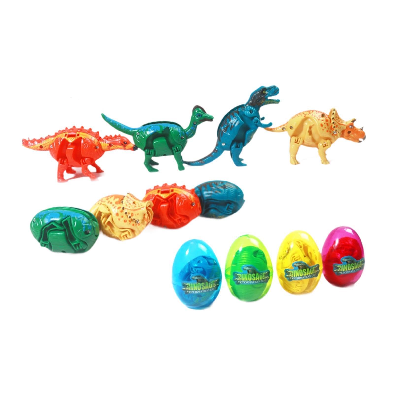 MagiDeal 12 Uova Giganti Trasformabili a Forma di Dinosauro, Forniture per Feste, Decorazioni per Carnevale, Divertenti Uova di Pasqua Pre-riempite, Giocattoli, Style a