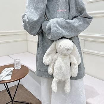 Amazon | [DearJapan] ぬいぐるみポシェット うさぎ 斜めがけ