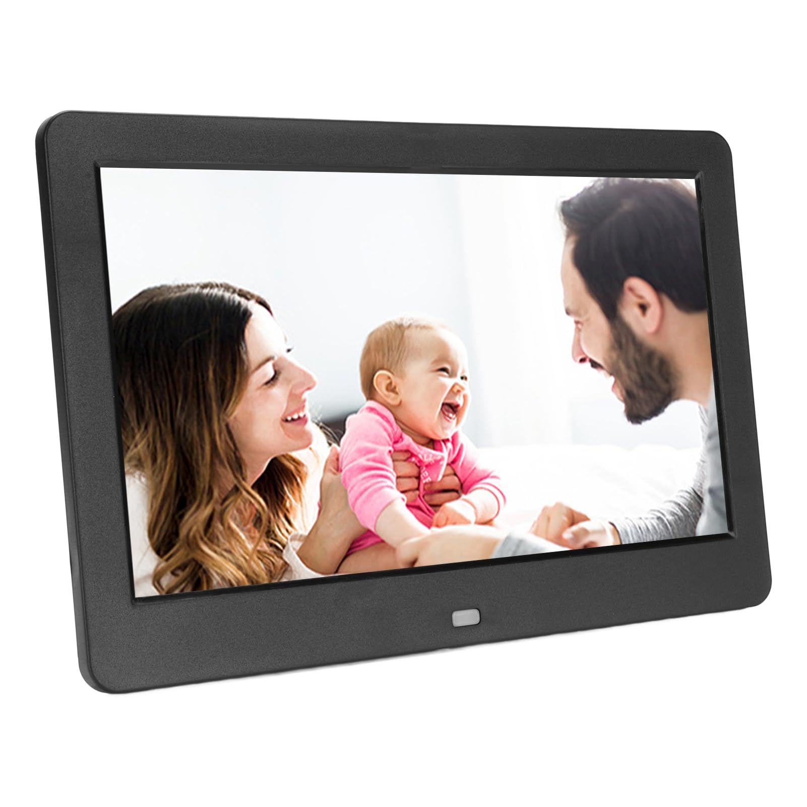 ‌10 Inch Digital Picture Frame with Remote Control - Full HD 1080P IPS Touch Screen, Wall Mountable Video Photo Frame with Cloud/Wifi, Calendario, per Nonni (BLACK)