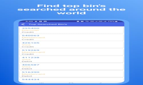 Cards Information Finder