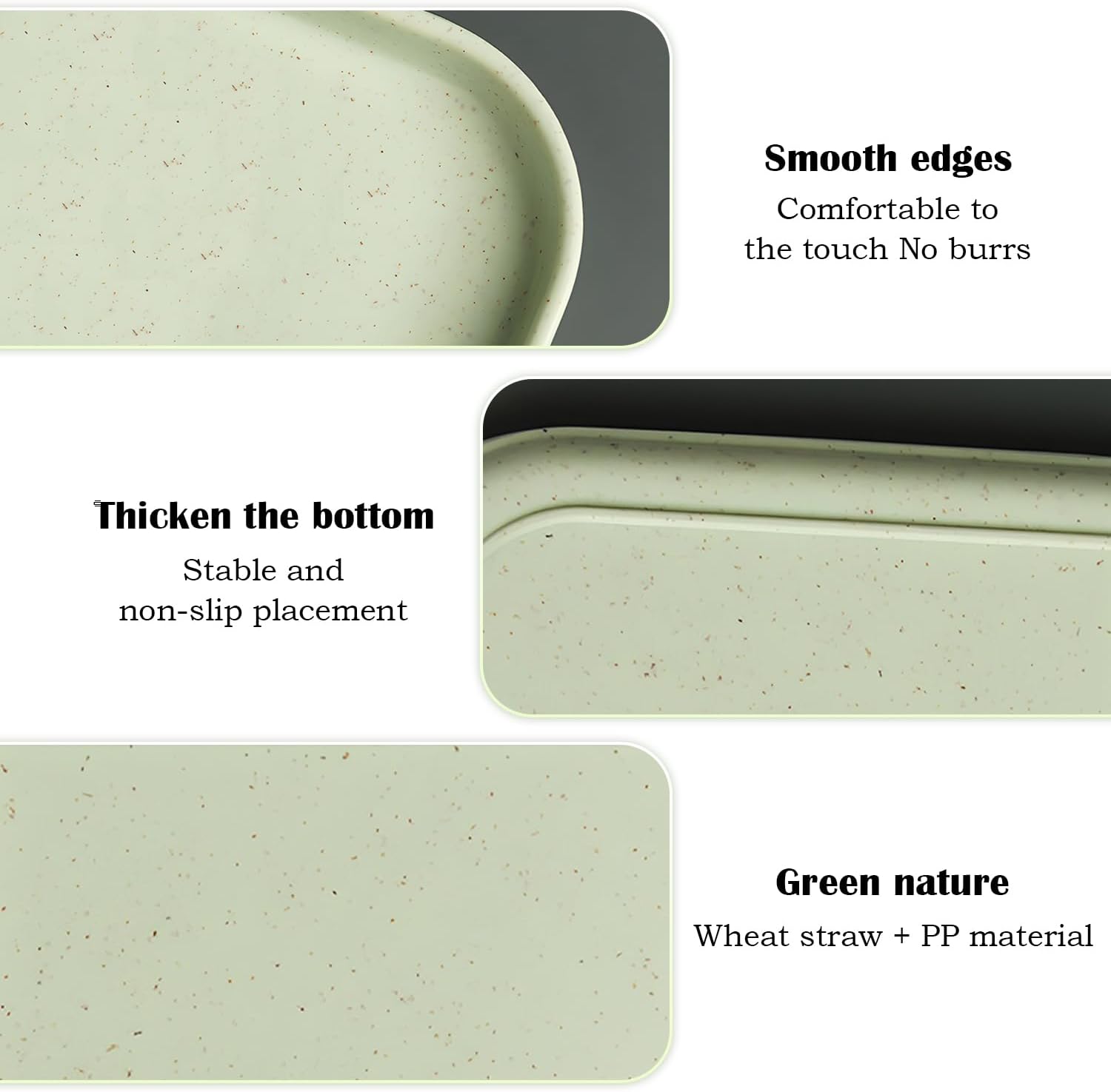 Plastic Art Trays, 10-Pack Large Stackable Activity Crafts Organizer Serving Jewelry Tray for DIY Projects, Painting, Beads, Organizing Supply (12.2 x 8.9 Inches) - Image 3