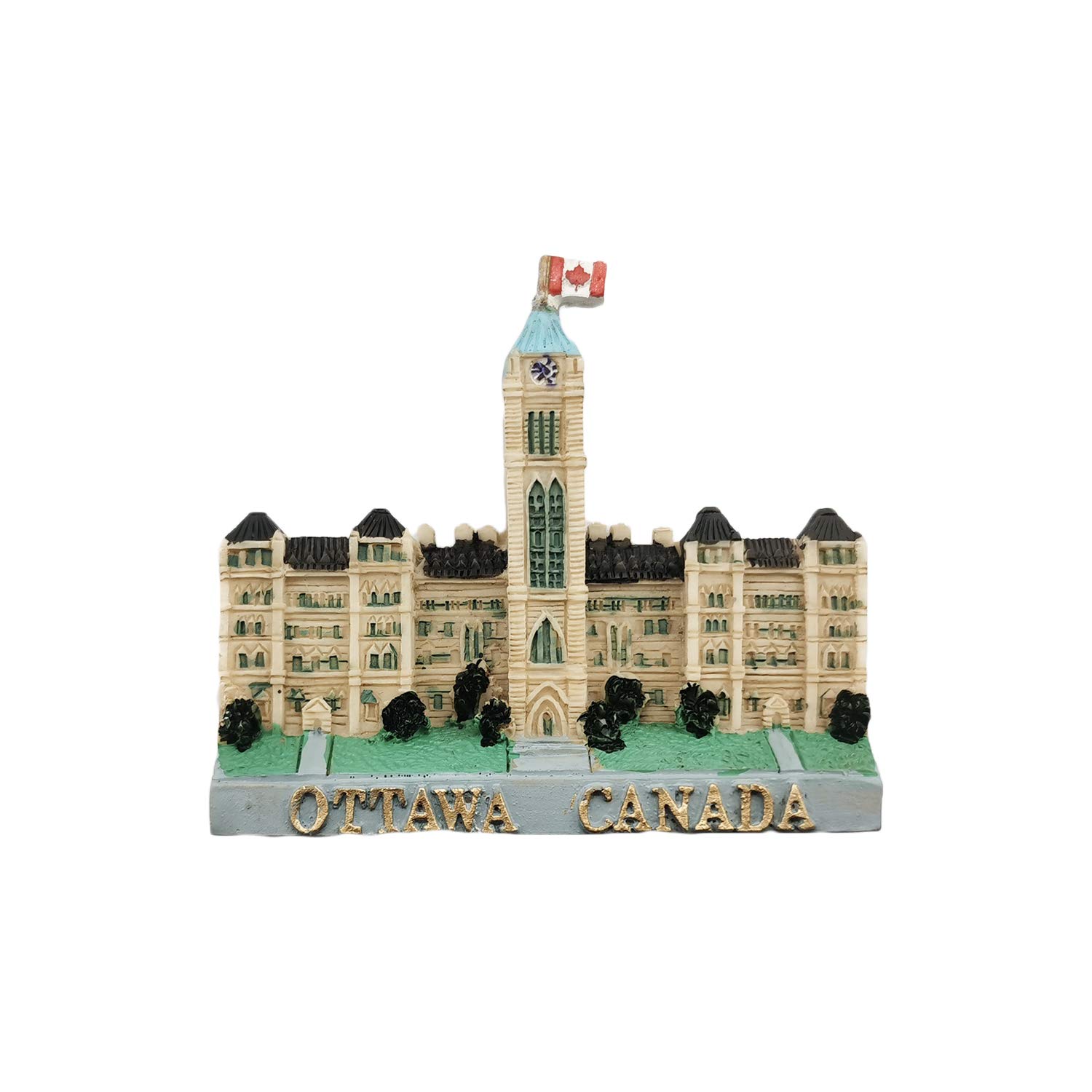 Wedarego Ottawa Canada 3D Refrigerator Magnet Resin Travel Souvenirs,Handmade Home & Kitchen Decoration Ottawa Fridge Magnet Collection Gift