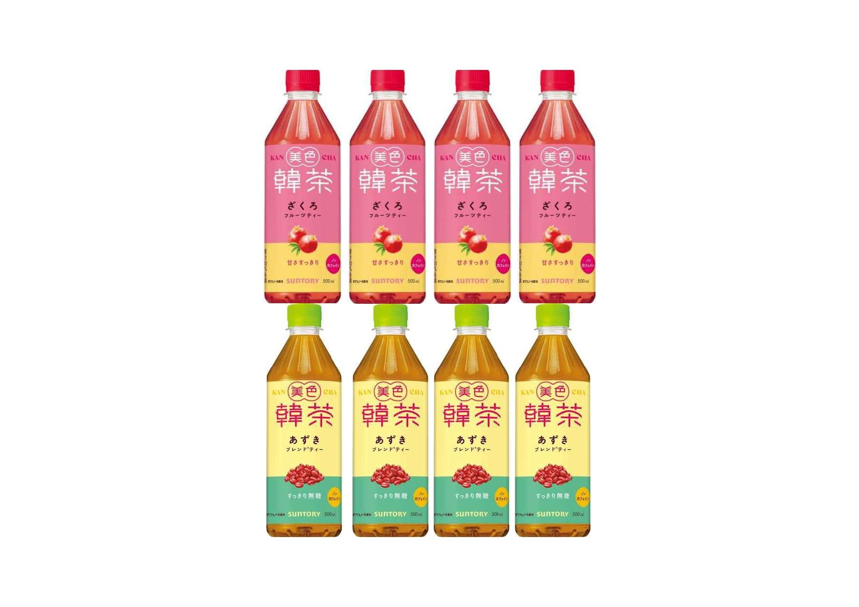 Amazon | 【まとめ買い】 美色韓茶 あずきブレンド 500ml / ざくろ