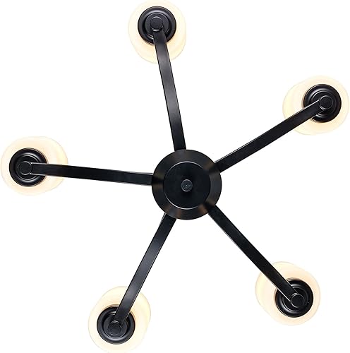 Miniatura 2 de Trans Globe Importaciones 70525 ROB Lámpara de araña de cinco luces de Mod Pod Collection 25.00 pulgadas