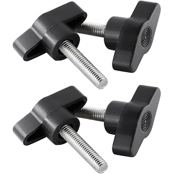 4 St ck R ndelschraube M8 M8 x 30mm 304 Edelstahl T-f rmige Klemmschraubenknopf Daumenschrauben Griff Fl gelschraube M8 f r schnellen Austausch des Handfestziehknopfs