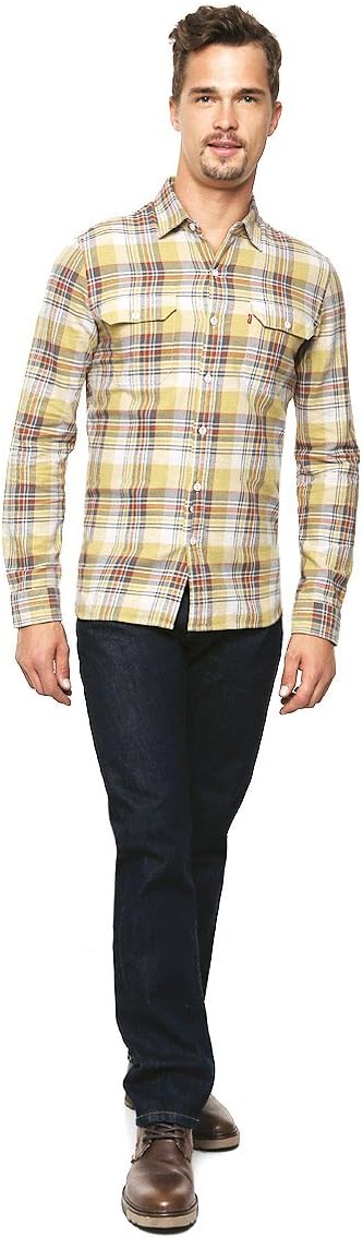 Regular Fit Levi's Men's 505 Jeans - Rinsed - Image 4