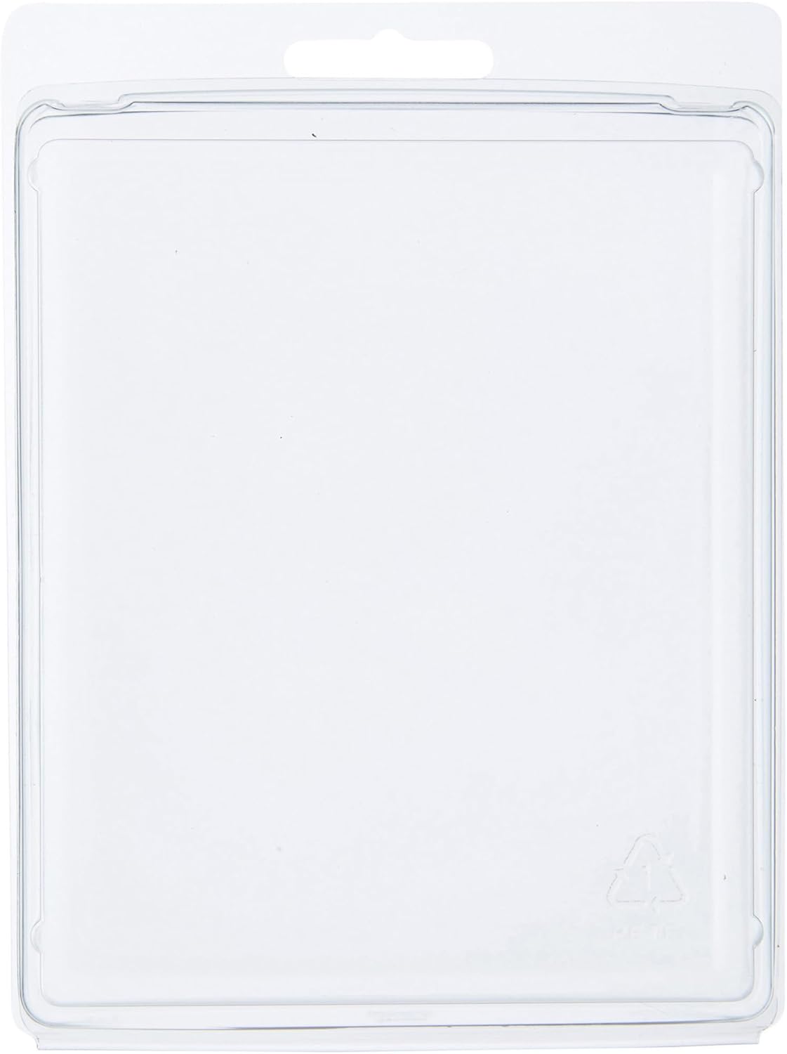 Collecting Warehouse Clear Plastic Clamshell Package/Storage Container, 5.125" H x 4.1875" W x 1.25" D, Pack of 25