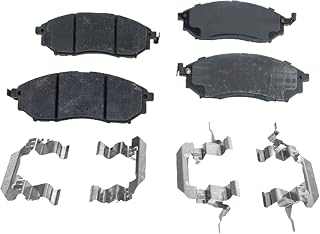 Brake Pad Set Compatible with Nissan Pathfinder 2008-2012, Murano 2011-2014, Infiniti G35 2005-2008, G37 2009-2013 Front Ceramic, Sedan, Pro-Line Series