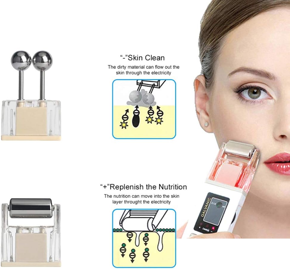 Portable Galvanic Microcurrent Skin Firming Machine, Facial Machine Professional Anti-aging Face Lift Massager Skin Care Spa Salon Beauty Device : Beauty & Personal Care