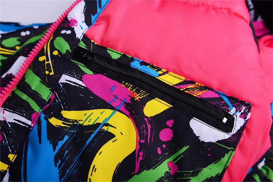 Unsex Winter Outdoor Snow Suit Snowboarding Waterproof Skiing Costume Sets Jackets Belt Pants