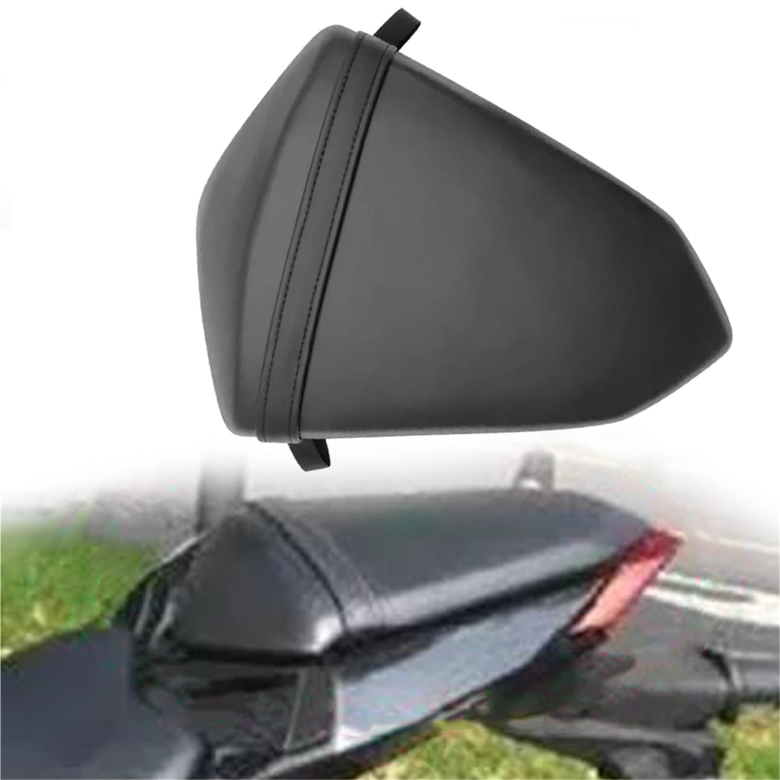 Coussin de siège arrière passager moto Kawasaki Ninja 250 ABS EX250L EX300 2013-2017 noir - 7