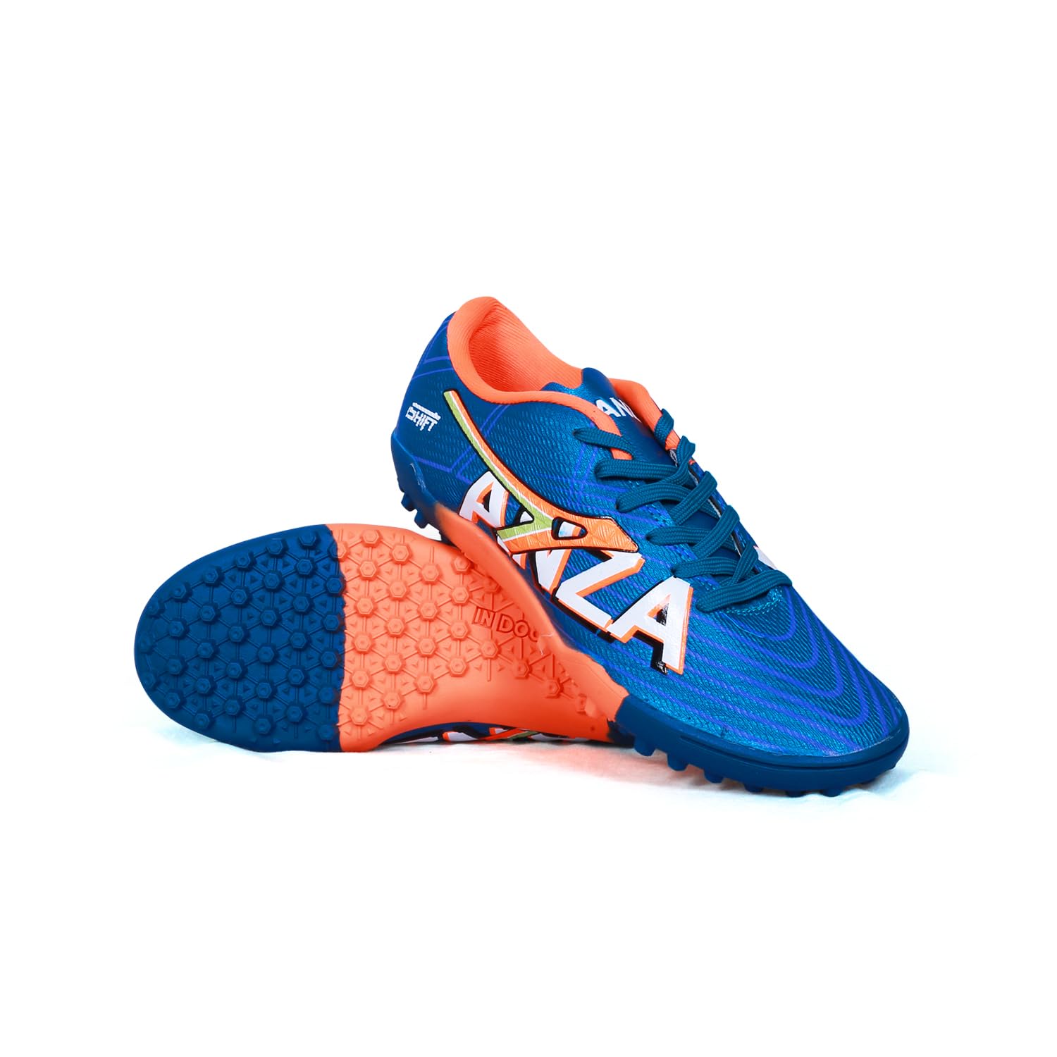 Anza Shift Turf Football Shoes with Rubber Studs for Artificial Turf Surfaces - Durable PU Material, Flexible, Lightweight, Artificial Turf Surfaces (Blue, UK Footwear Size System, Adult, Men, Numeric, Medium, 7) (B0DC9Y86WL) Amazon Price History, Amazon Price Tracker