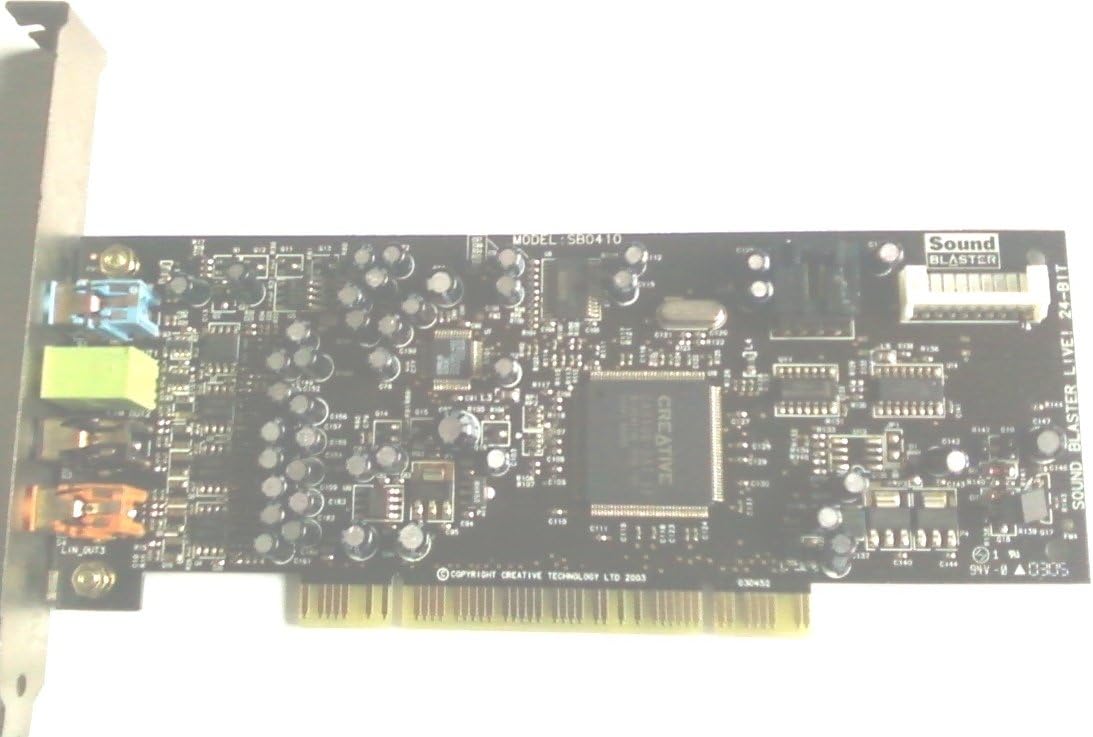Creative SB0410 Sound Blaster Live! 24-Bit PCI Sound Card