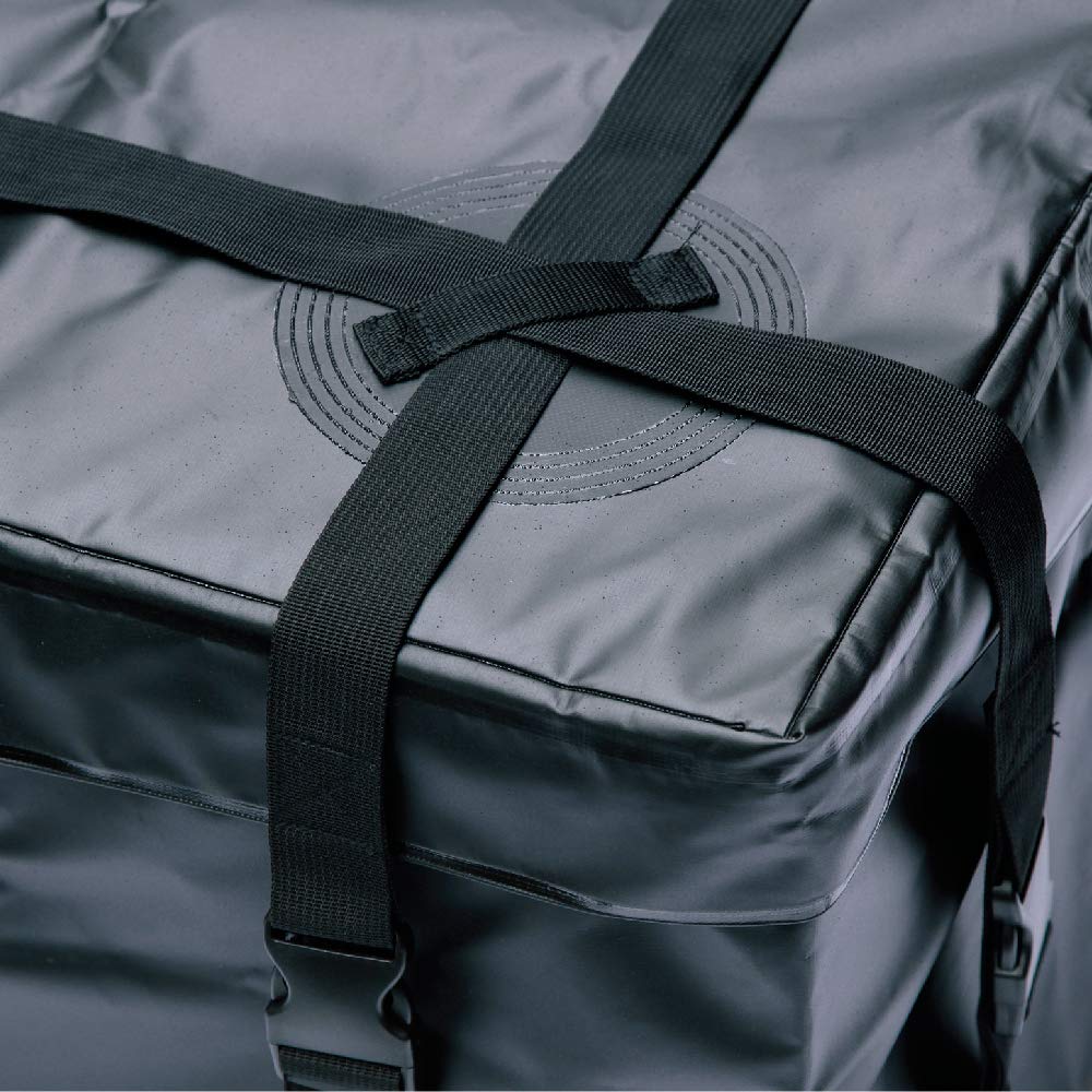 3D MAXpider Rooftop Soft Shell Cargo Carrier, 8 Cubic Feet, 45” x 22” x 14” - Waterproof Heavy Duty Car Roof Top Bag - Assembled with Secure Tie-Down Buckle Straps System - (Medium Size Capacity)