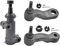 ASTARPRO Front Steering Kit: Idler Arm, 4-Groove Pitman Arm & Bracket for Silverado Sierra Suburban Avalanche 2500/3500 4WD