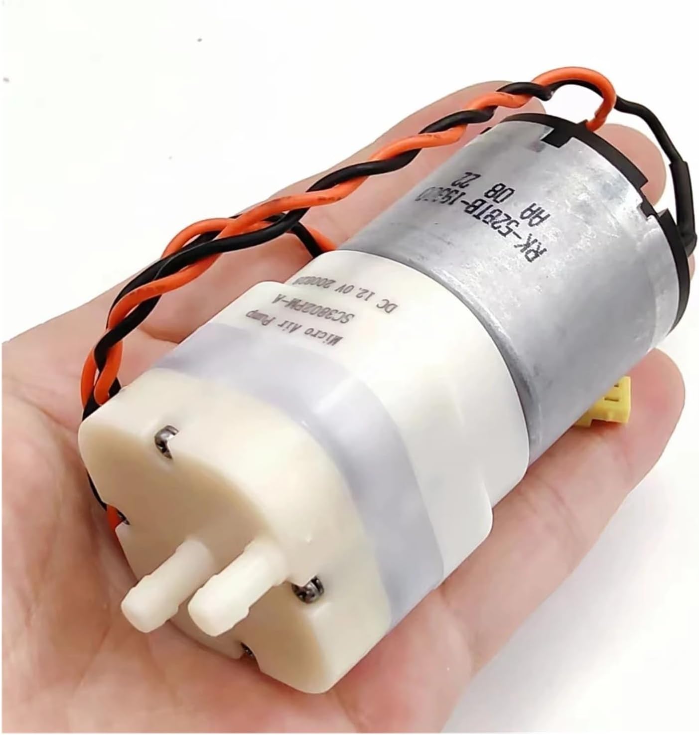 DC 7.4V-12V air pump with large air volume 5L/min 120KPA 520 motor carbon brush vacuum pump-65Kpa silent fish tank