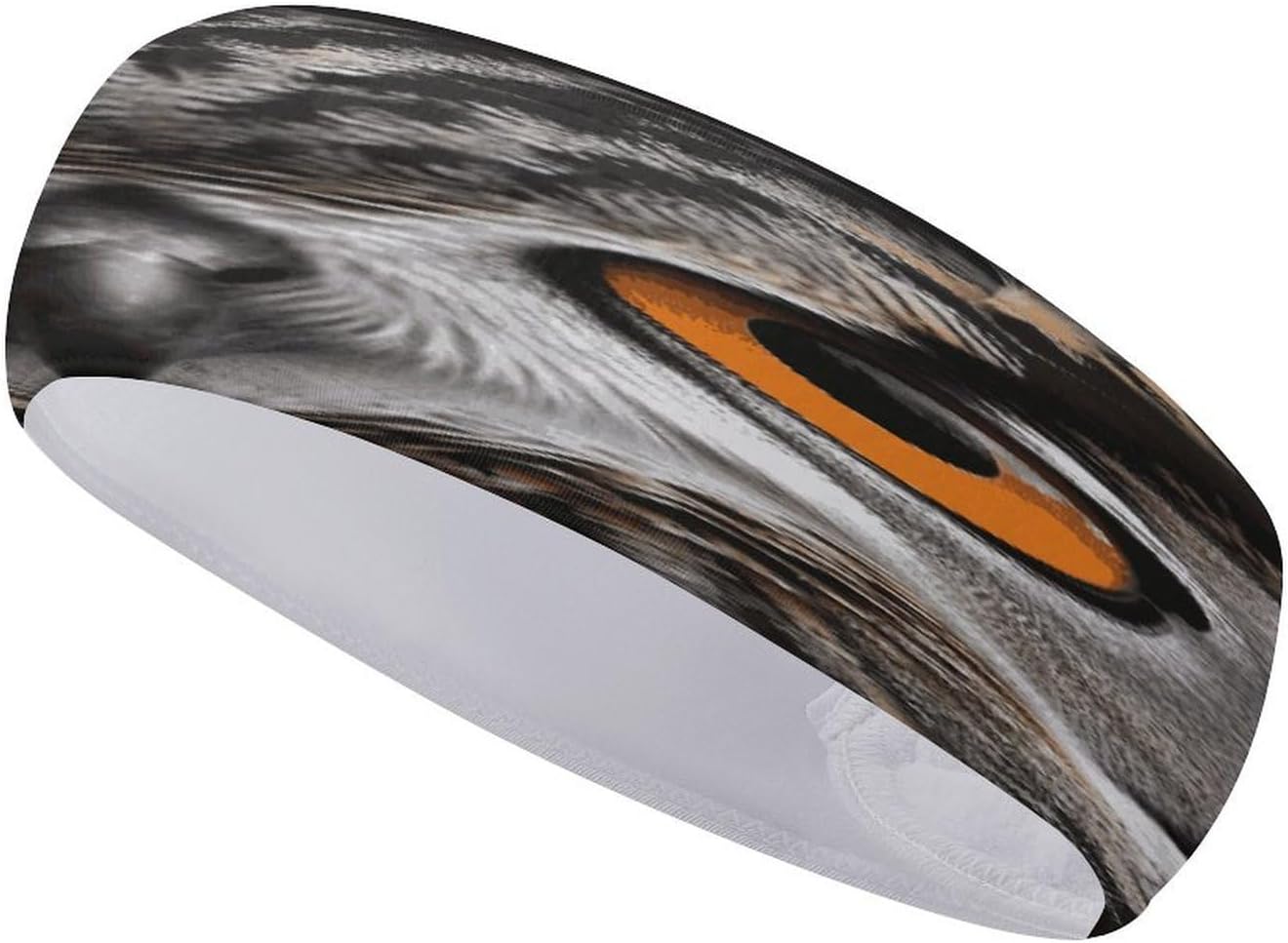 Owl Eyes Sports Headband for Men & Women,Sweat-Wicking Workout Headband ，Hair Bands for Tennis, Basketball, Running, Gym, and Fitness Working Out