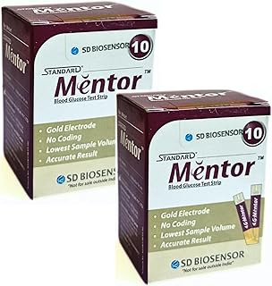 Blood Glucose Test Strips - Glucometer 20 Strips