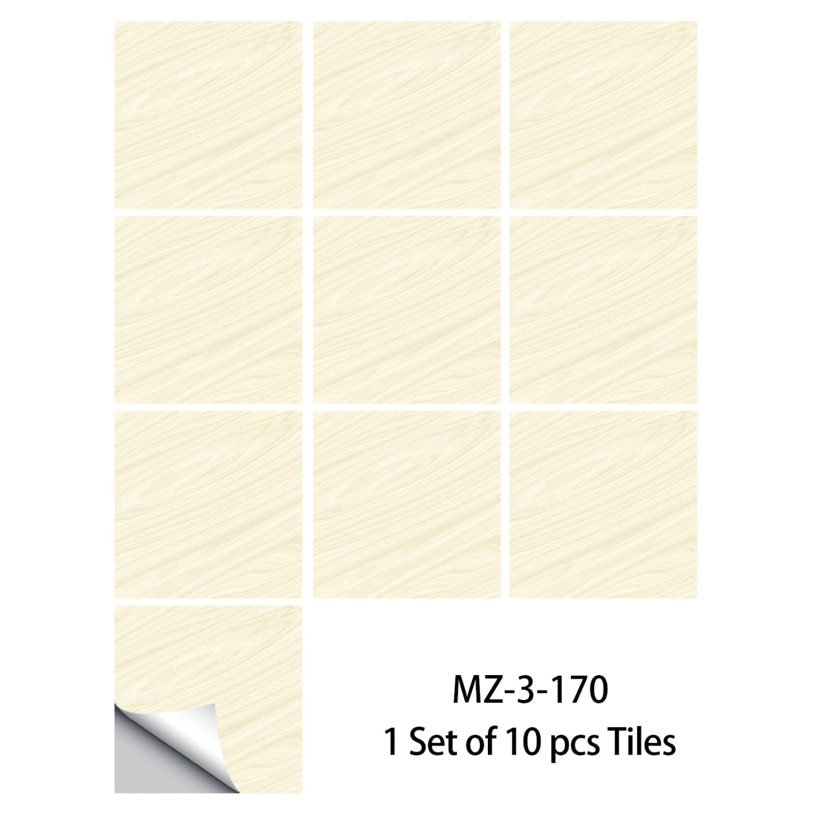 Naklejki na płytki żółte minimalistyczne naklejki na płytki wodoodporne olejoodporne PCW samoprzylepne szafka ścienna kominek łazienka kuchnia wystrój domu 30 x 30 cm/10 szt