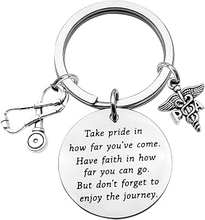 FUSTMW PA Keychain Physicians Assistant Graduation Gifts Doctor Assistant Gifts